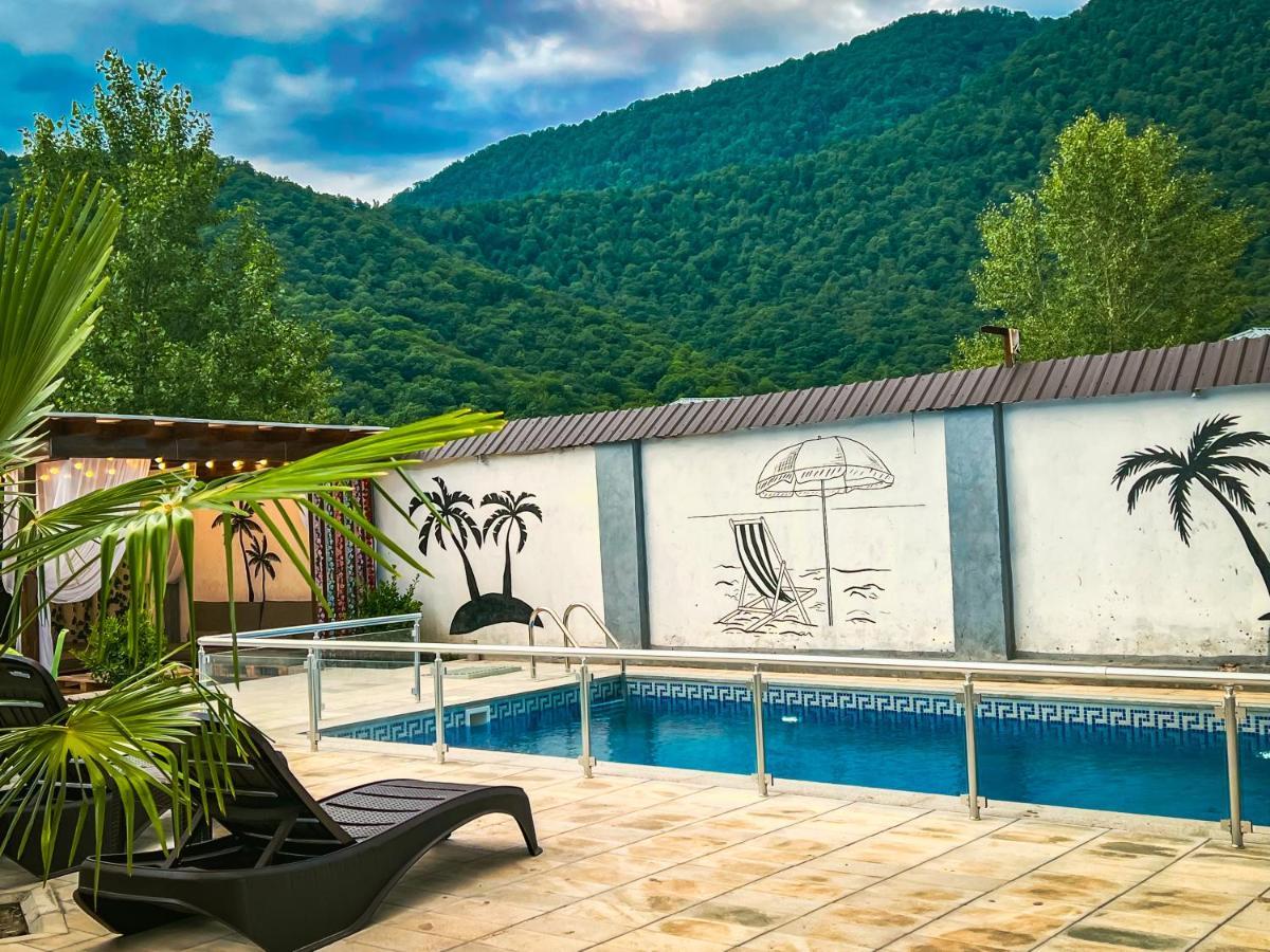 Qafqaz Family Chalet Gabala Buitenkant foto